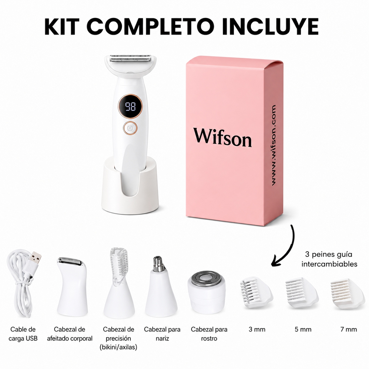 Depiladora 5-en-1 Wifson®